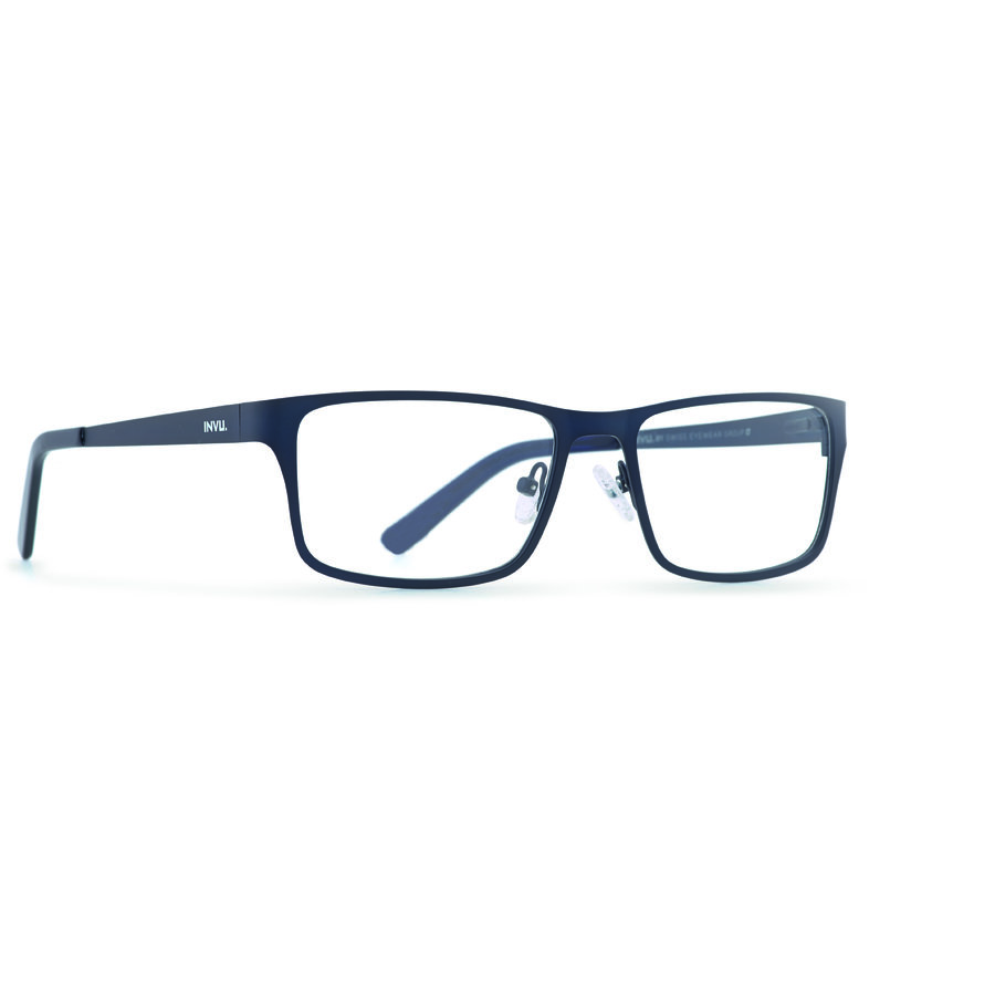 Rame ochelari de vedere barbati INVU B3804C Albastre Rectangulare originale din Metal cu comanda online