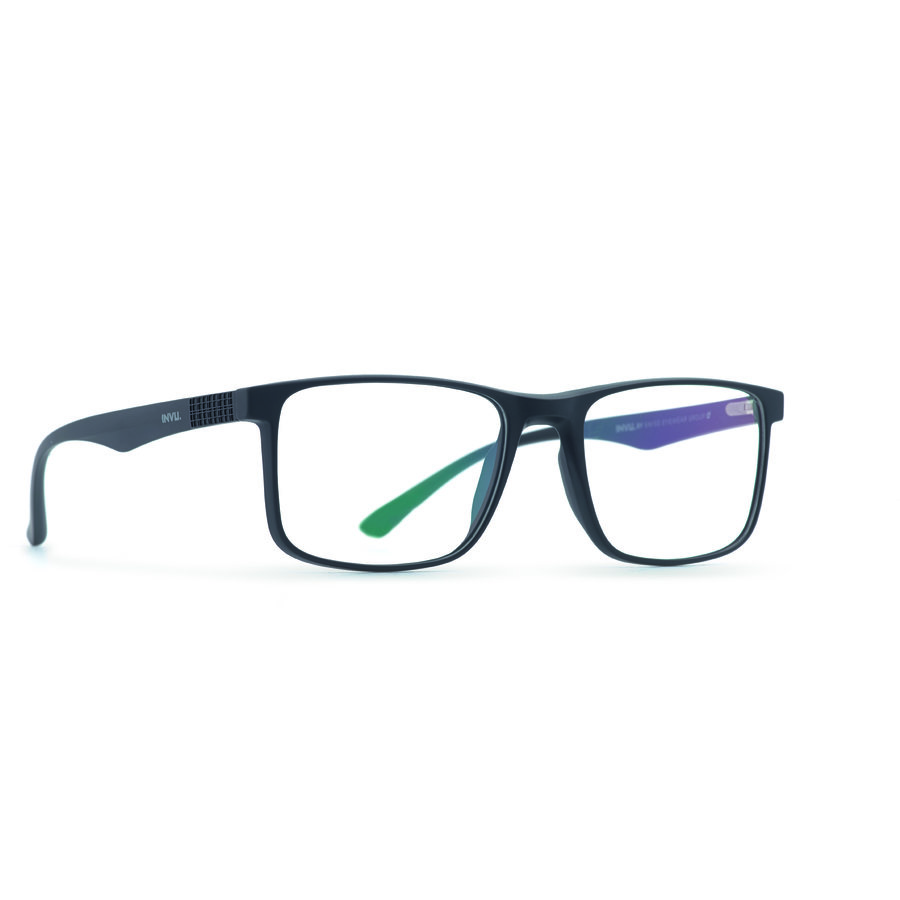 Rame ochelari de vedere barbati INVU B4818C Negre Rectangulare originale din Plastic cu comanda online