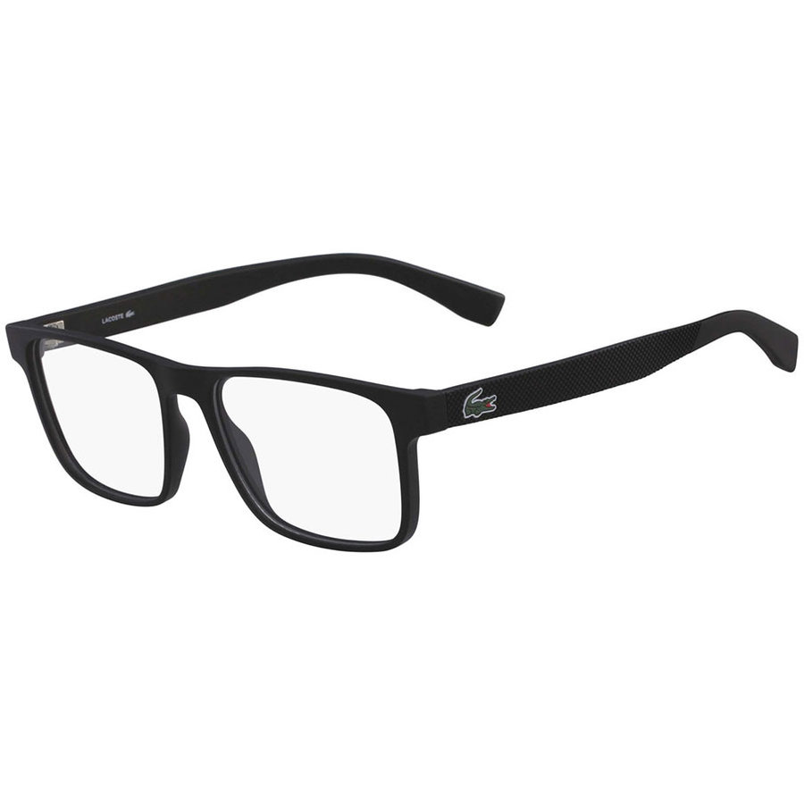 Rame ochelari de vedere barbati Lacoste L2817 004 Negre Rectangulare originale din Plastic cu comanda online