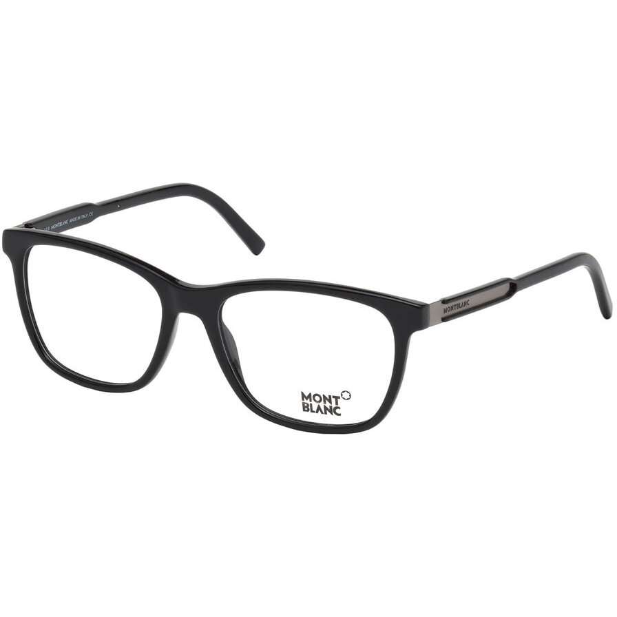 Rame ochelari de vedere barbati Montblanc MB0631 001 Rectangulare Negre originale din Plastic cu comanda online