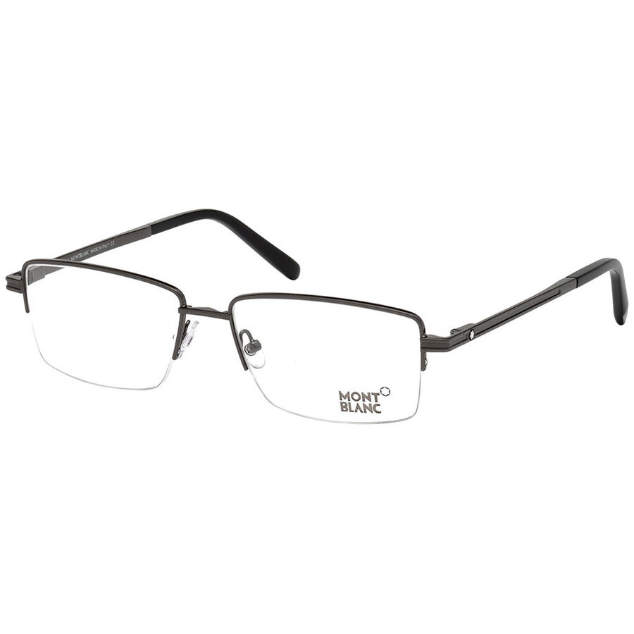 Rame ochelari de vedere barbati Montblanc MB0729 008 Rectangulare Gri originale din Metal cu comanda online