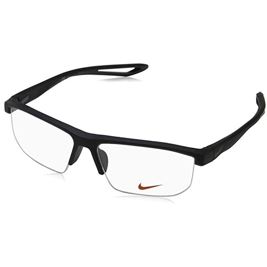 Rame ochelari de vedere barbati NIKE 7078 001 57/15/BLACK Rectangulare Negre originale din Plastic cu comanda online