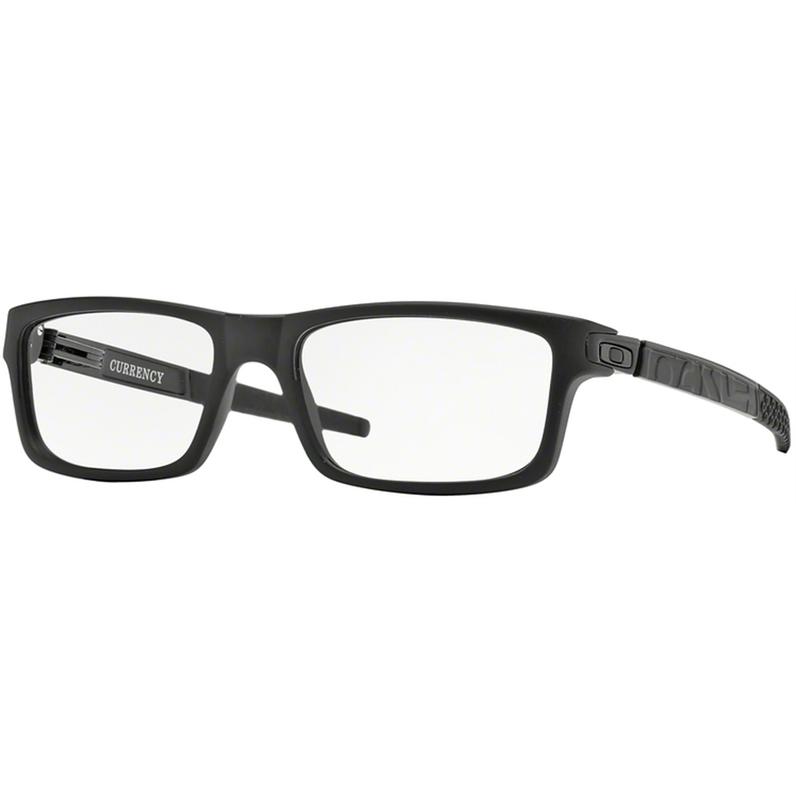 Rame ochelari de vedere barbati Oakley CURRENCY OX8026 802601 Rectangulare Negre originale din Plastic cu comanda online
