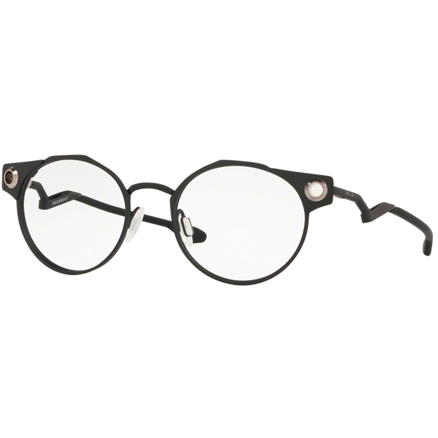 Rame ochelari de vedere barbati Oakley DEADBOLT OX5141 514101 Rotunde Negre originale din Titan cu comanda online