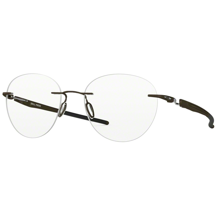 Rame ochelari de vedere barbati Oakley DRILL PRESS OX5143 514302 Rotunde Argintii originale din Titan cu comanda online