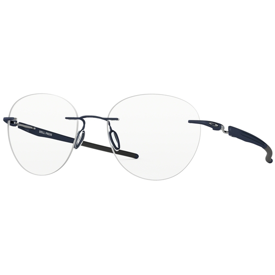 Rame ochelari de vedere barbati Oakley DRILL PRESS OX5143 514303 Rotunde Albastre originale din Titan cu comanda online