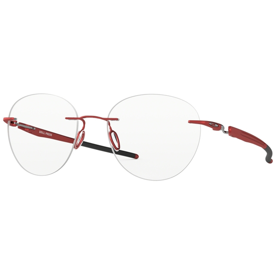 Rame ochelari de vedere barbati Oakley DRILL PRESS OX5143 514304 Rotunde Rosii originale din Titan cu comanda online