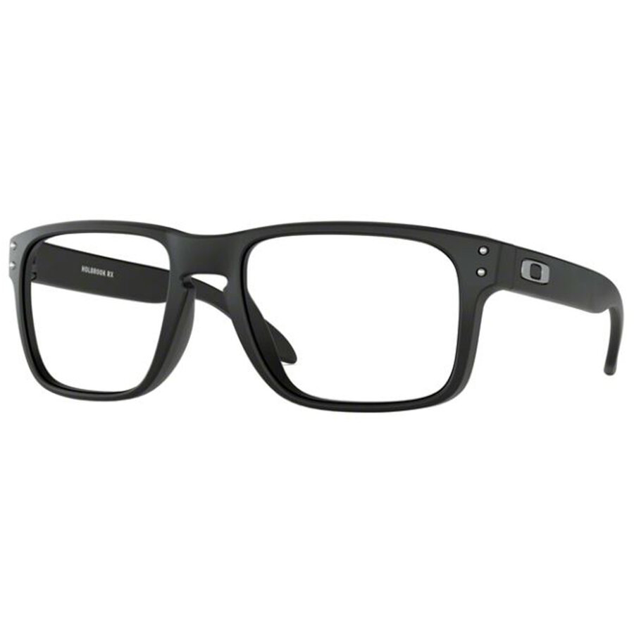 Rame ochelari de vedere barbati Oakley HOLBROOK RX OX8156 815601 Negre Rectangulare originale din Plastic cu comanda online