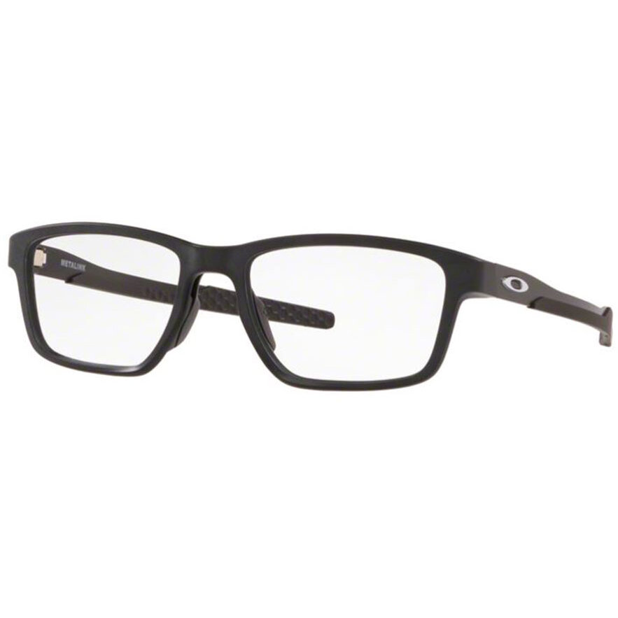 Rame ochelari de vedere barbati Oakley METALINK OX8153 815301 Patrate Negre originale din Metal cu comanda online