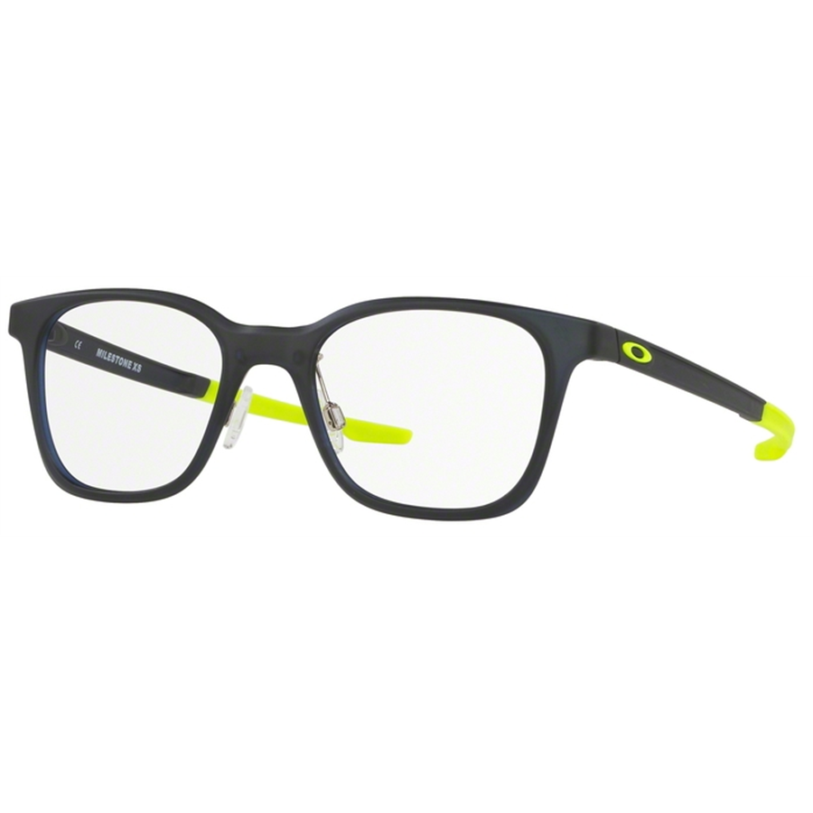 Rame ochelari de vedere barbati Oakley MILESTONE XS OY8004 800402 Negre Rotunde originale din Plastic cu comanda online