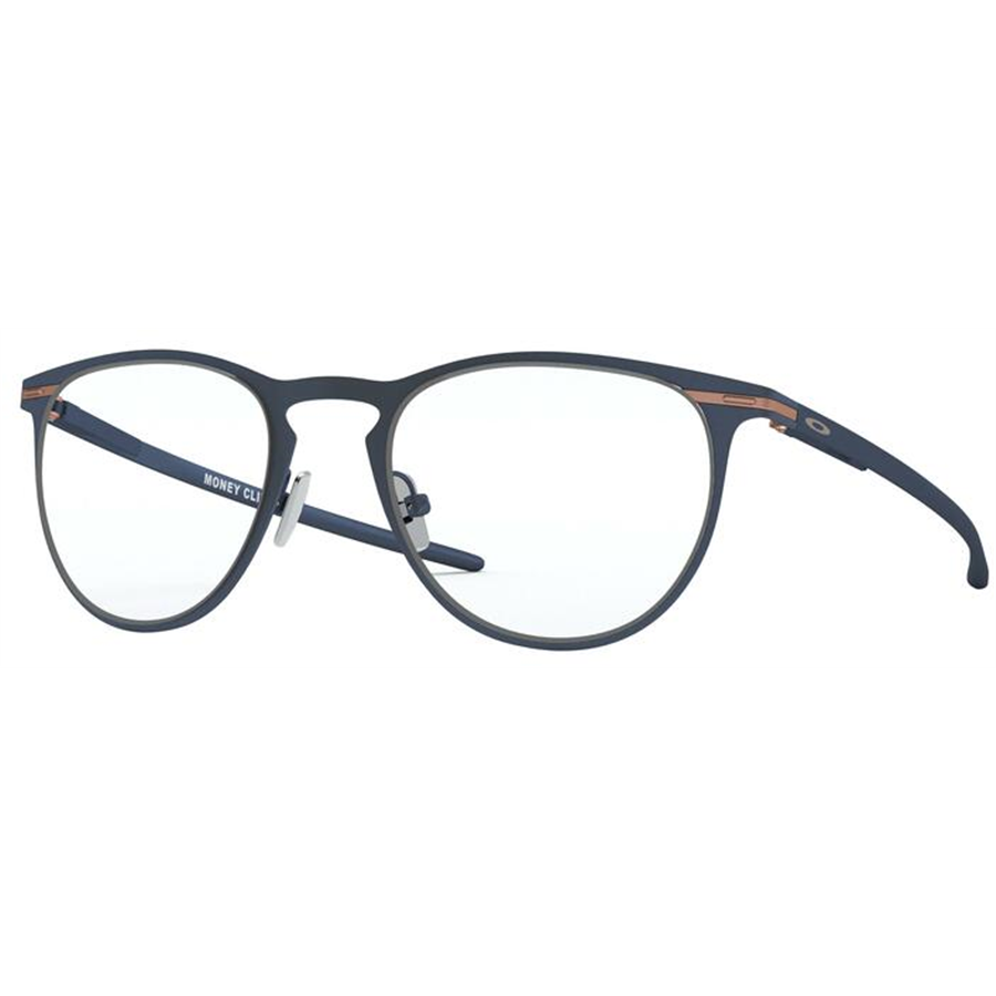 Rame ochelari de vedere barbati Oakley MONEY CLIP OX5145 514503 Rotunde Albastre originale din Titan cu comanda online