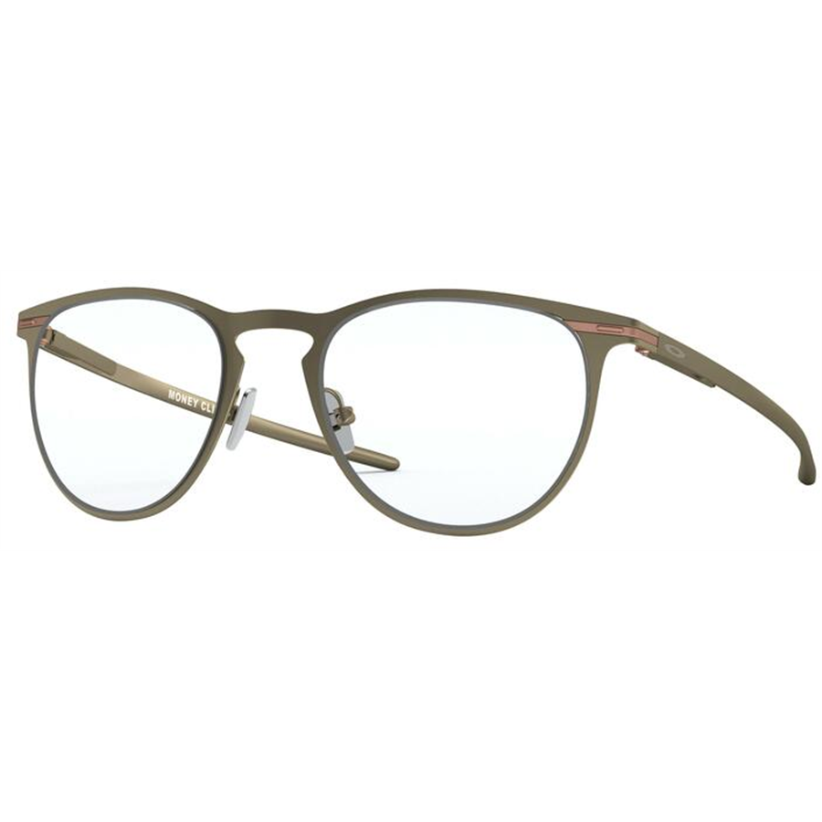 Rame ochelari de vedere barbati Oakley MONEY CLIP OX5145 514504 Rotunde Verzi originale din Titan cu comanda online