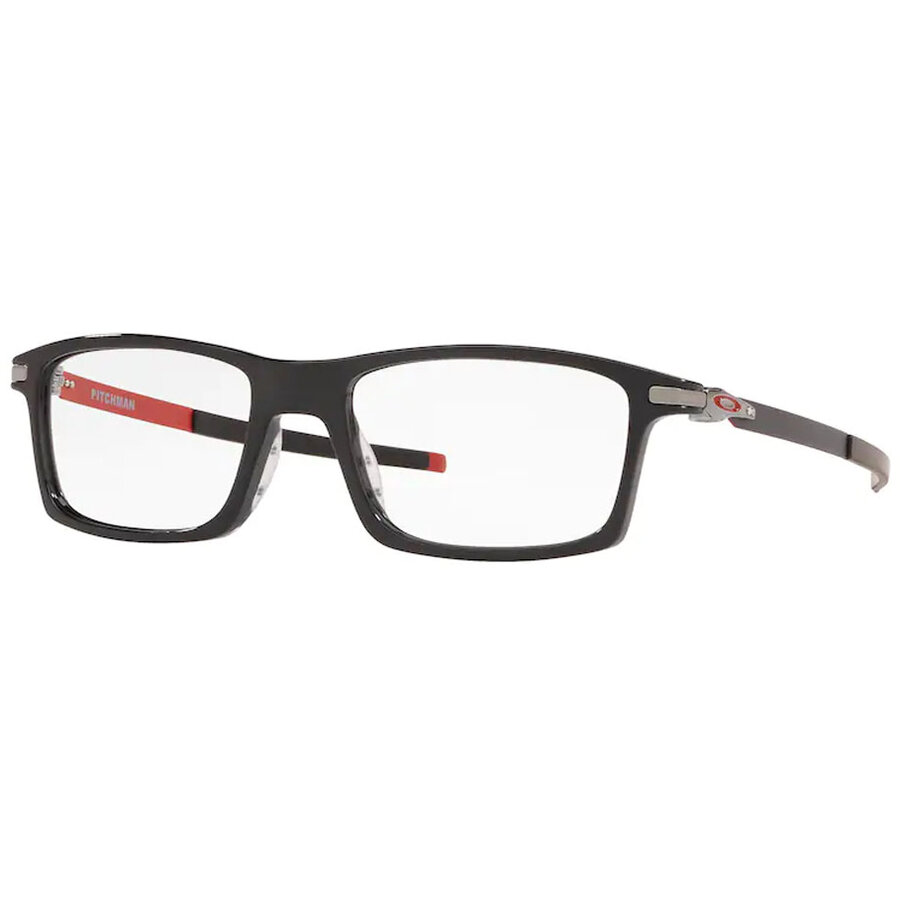 Rame ochelari de vedere barbati Oakley OX8050 805015 Rectangulare Negre originale din Plastic cu comanda online