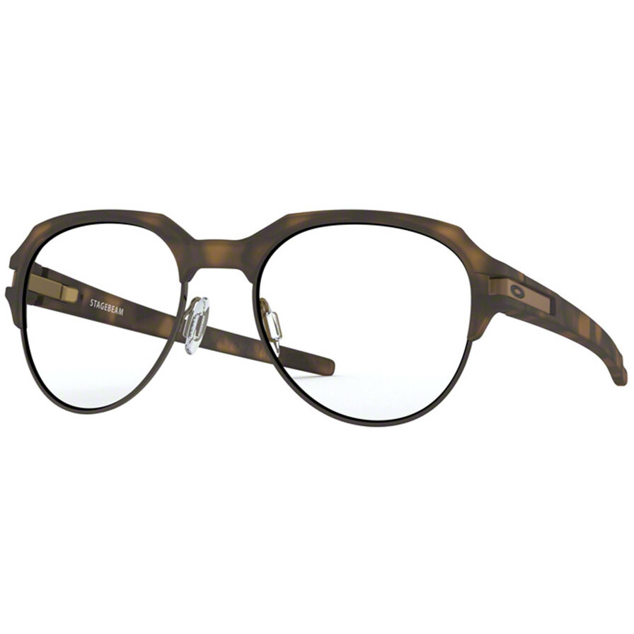 Rame ochelari de vedere barbati Oakley OX8148 814802 Rotunde Maro originale din Plastic cu comanda online