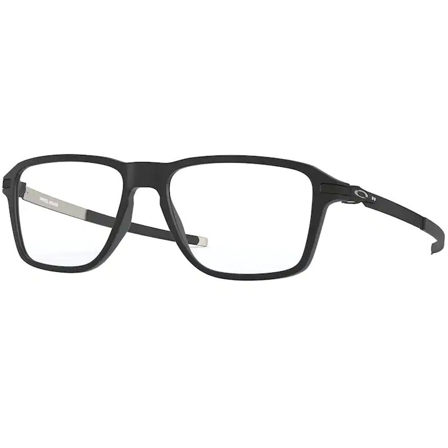 Rame ochelari de vedere barbati Oakley OX8166 816601 Patrate Negre originale din Plastic cu comanda online