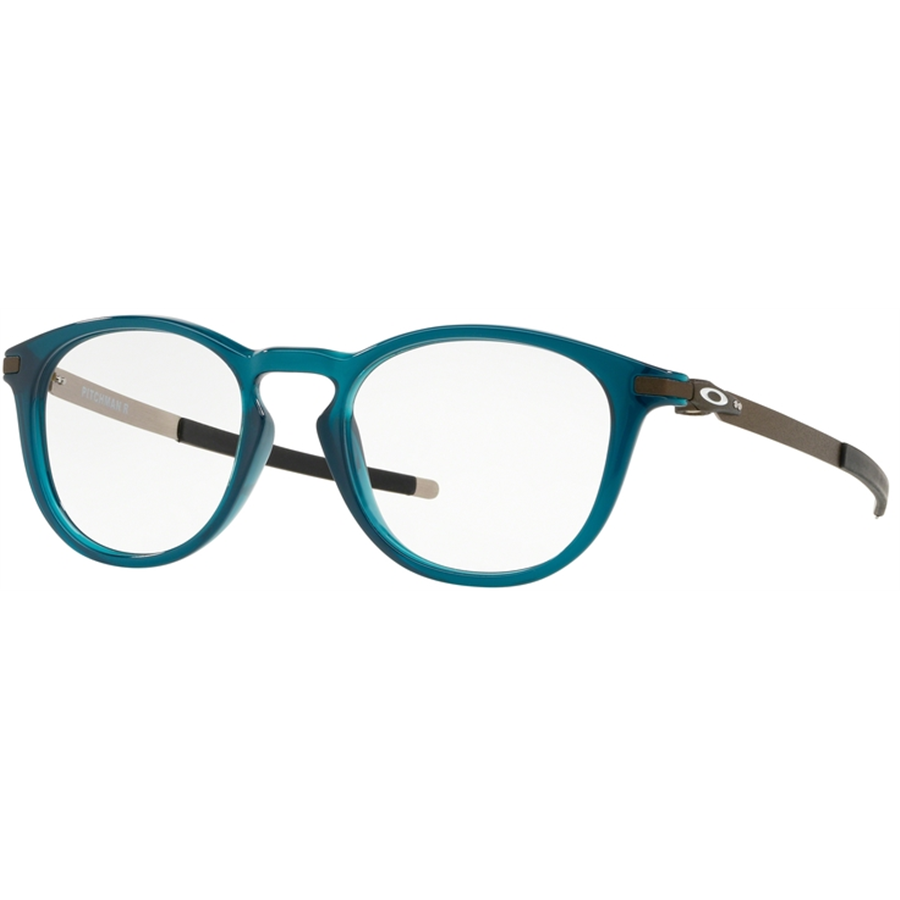 Rame ochelari de vedere barbati Oakley PITCHMAN R OX8105 810508 Rotunde Albastre originale din Plastic cu comanda online