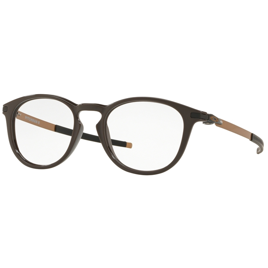 Rame ochelari de vedere barbati Oakley PITCHMAN R OX8105 810509 Rotunde Gri originale din Plastic cu comanda online