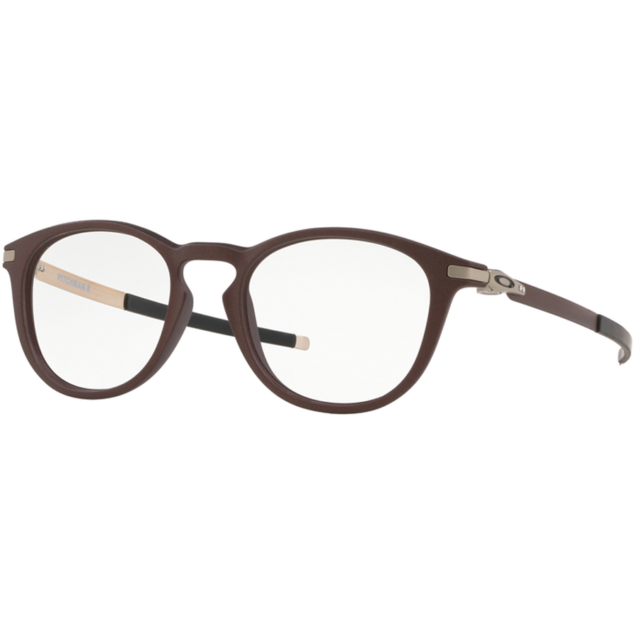 Rame ochelari de vedere barbati Oakley PITCHMAN R OX8105 810512 Rotunde Maro originale din Plastic cu comanda online