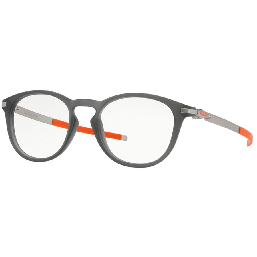 Rame ochelari de vedere barbati Oakley PITCHMAN R OX8105 810515 Rotunde Gri originale din Plastic cu comanda online