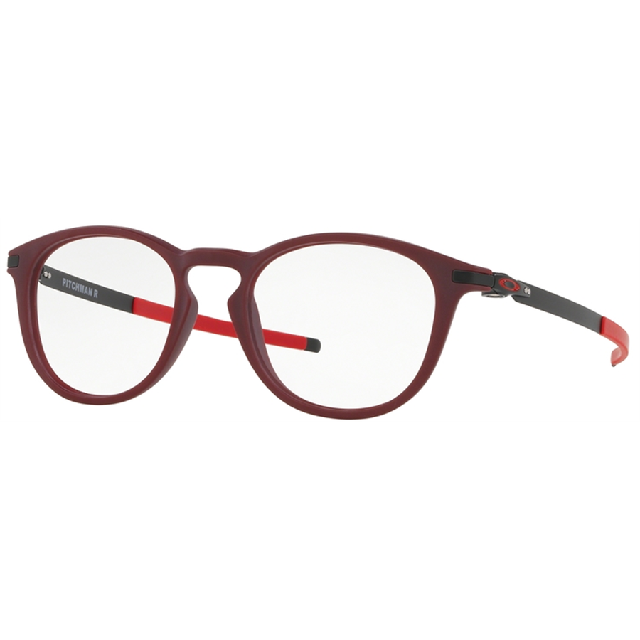 Rame ochelari de vedere barbati Oakley PITCHMAN R OX8105 810516 Rotunde Rosii originale din Plastic cu comanda online