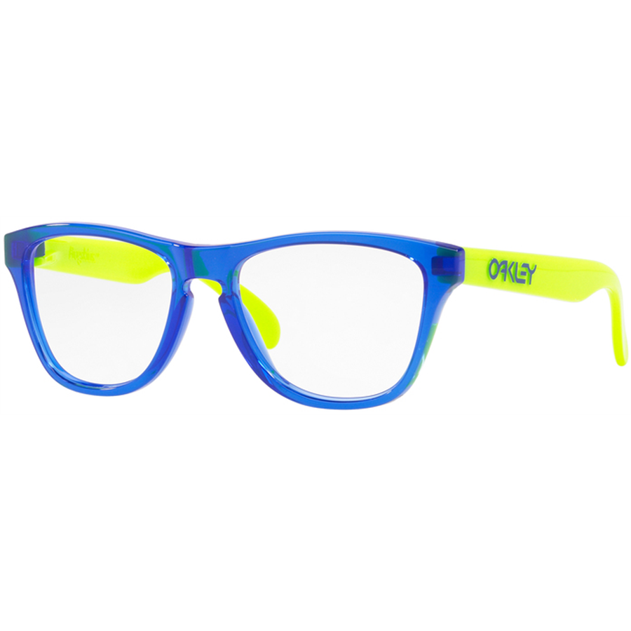 Rame ochelari de vedere barbati Oakley RX FROGSKINS XS OY8009 800903 Albastre Rotunde originale din Plastic cu comanda online