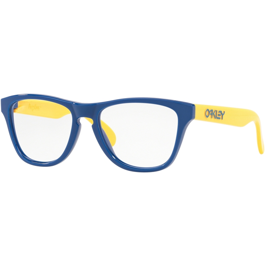 Rame ochelari de vedere barbati Oakley RX FROGSKINS XS OY8009 800904 Albastre Rotunde originale din Plastic cu comanda online