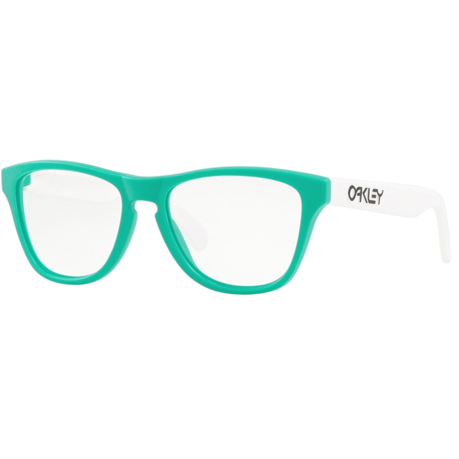 Rame ochelari de vedere barbati Oakley RX FROGSKINS XS OY8009 800905 Verzi Rotunde originale din Plastic cu comanda online