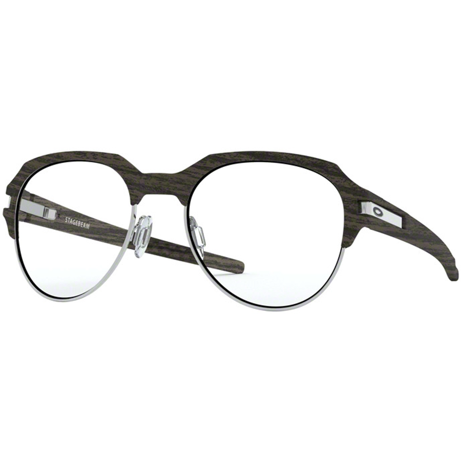 Rame ochelari de vedere barbati Oakley STAGEBEAM OX8148 814804 Rotunde Maro originale din Plastic cu comanda online