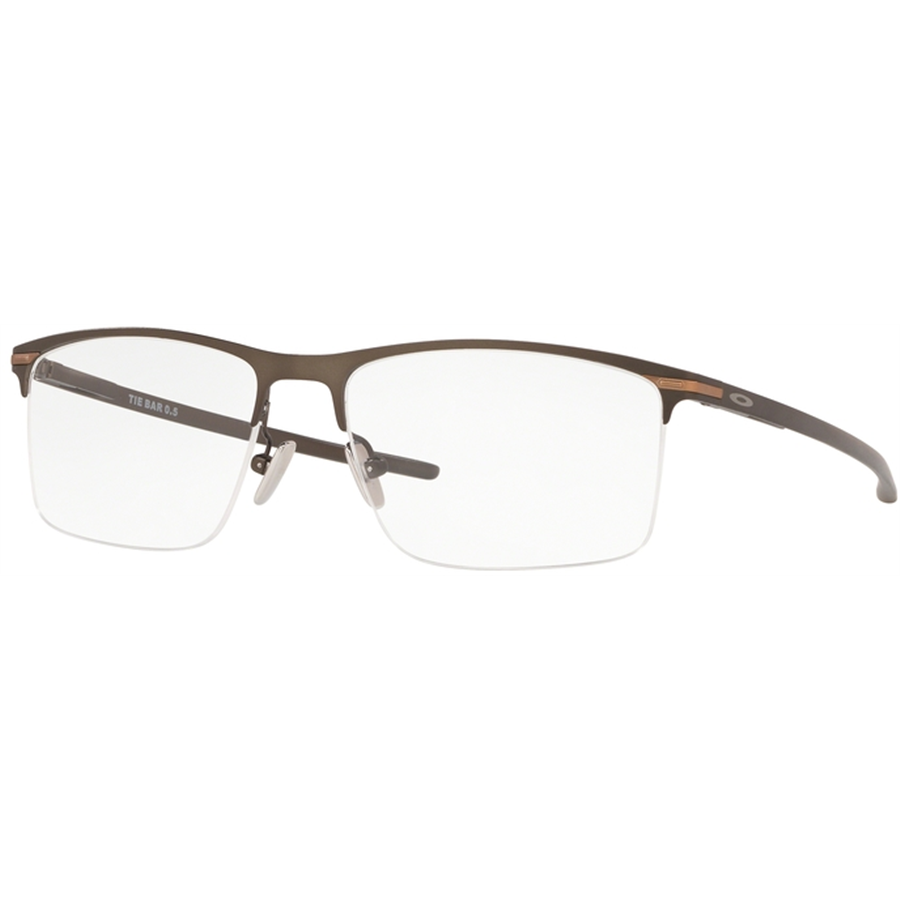 Rame ochelari de vedere barbati Oakley TIE BAR 0.5 OX5140 514004 Rectangulare Argintii originale din Titan cu comanda online