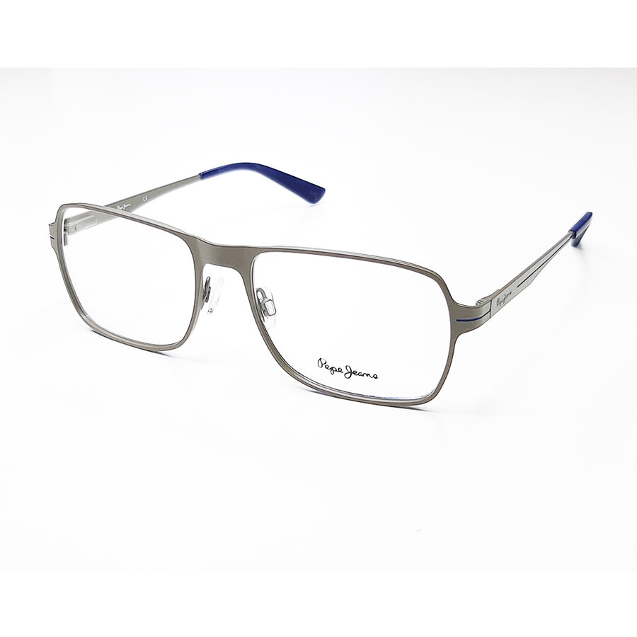 Rame ochelari de vedere barbati PEPE JEANS 1247 C3 Gri Patrate originale din Metal cu comanda online