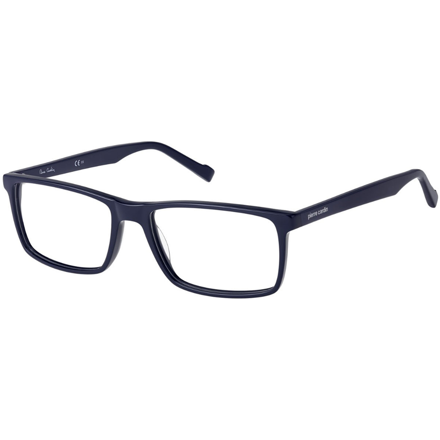 Rame ochelari de vedere barbati PIERRE CARDIN PC6216 PJP Albastre Rectangulare originale din Acetat cu comanda online