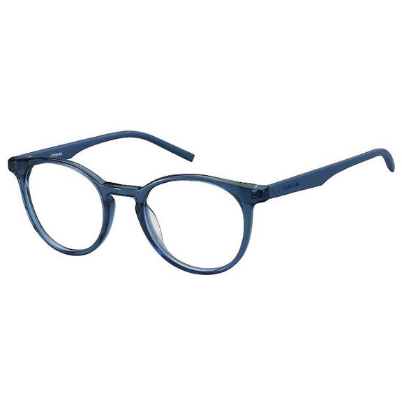 Rame ochelari de vedere barbati POLAROID PLD D304 1P8 Albastre Rotunde originale din Plastic cu comanda online