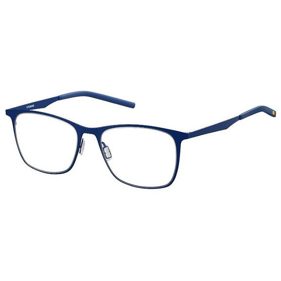 Rame ochelari de vedere barbati POLAROID PLD D501 FJI Albastre Rectangulare originale din Metal cu comanda online