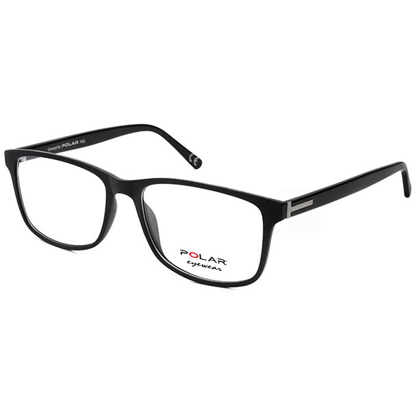 Rame ochelari de vedere barbati Polar 1950-77 Negre Rectangulare originale din Acetat cu comanda online
