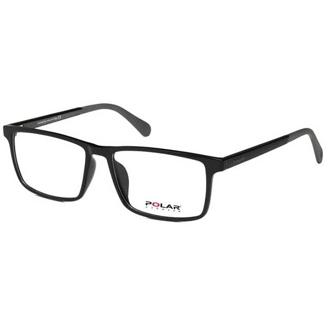 Rame ochelari de vedere barbati Polar 935 | 77 Negre Rectangulare originale din Plastic cu comanda online