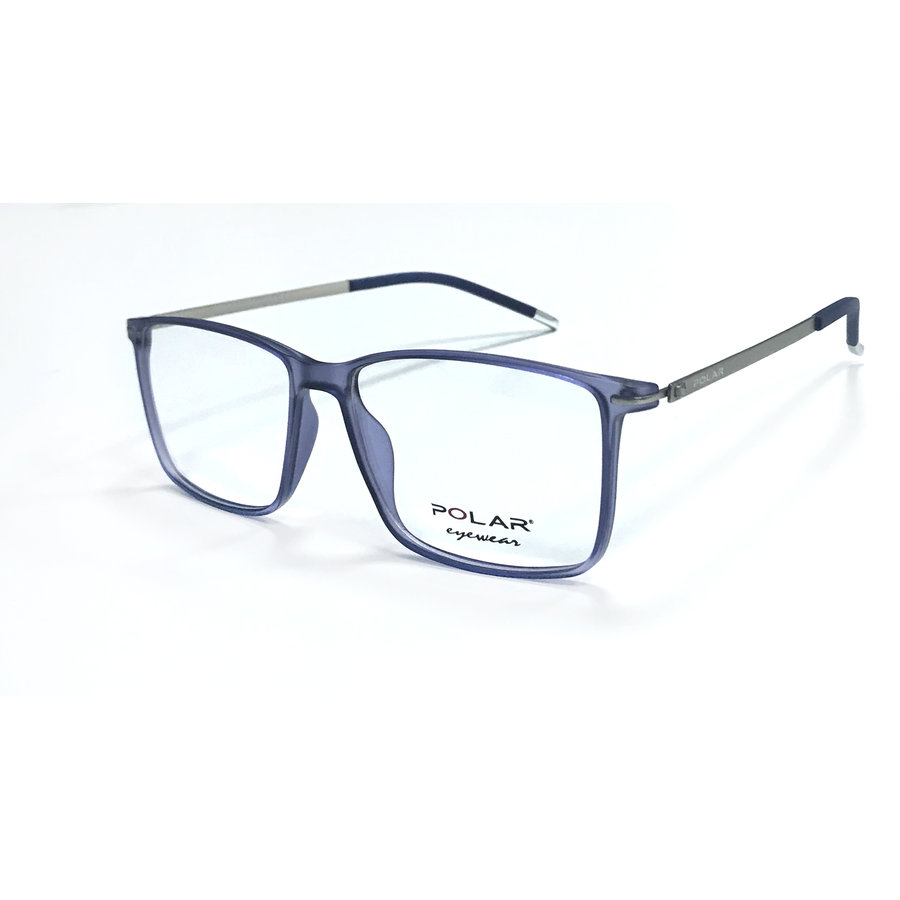 Rame ochelari de vedere barbati Polar 956 | 20 Albastre Rectangulare originale din Plastic cu comanda online