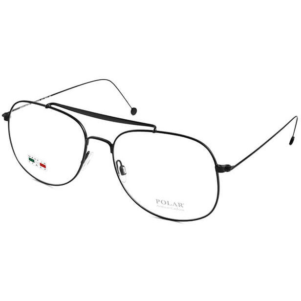 Rame ochelari de vedere barbati Polar Antico Cadore Nevegal 03 KNEV03 Negre Pilot originale din Otel cu comanda online