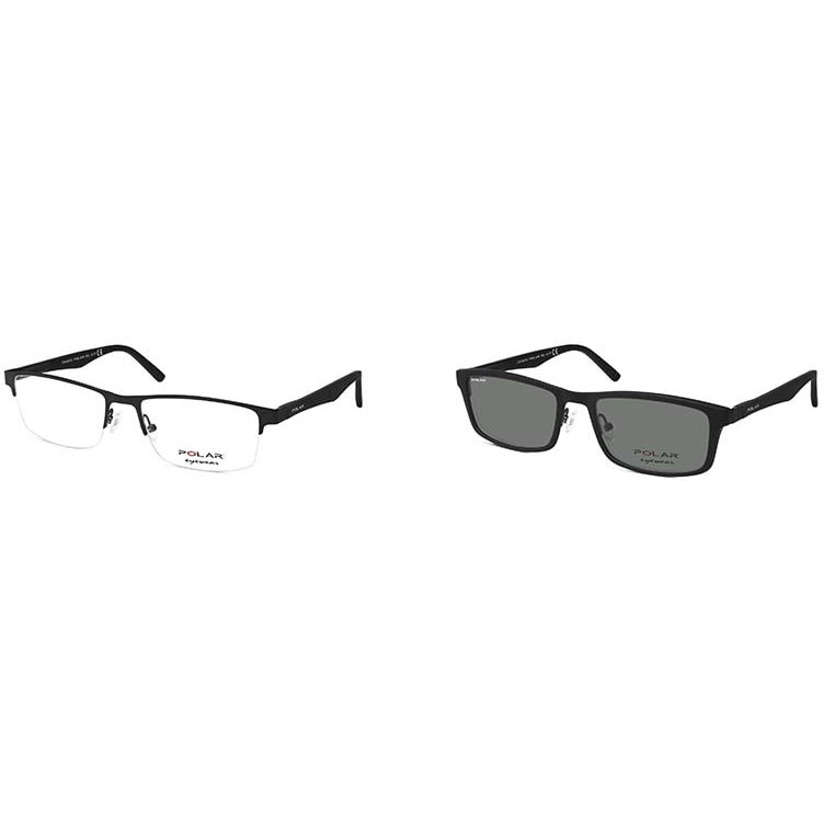 Rame ochelari de vedere barbati Polar CLIP-ON 405 | 76 Negre Clip-on originale din Plastic cu comanda online