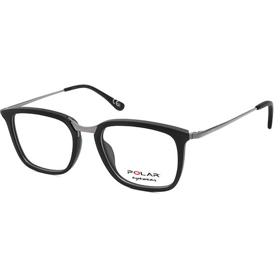 Rame ochelari de vedere barbati Polar JAMES 76 KJAM76 Negre Patrate originale din Acetat cu comanda online
