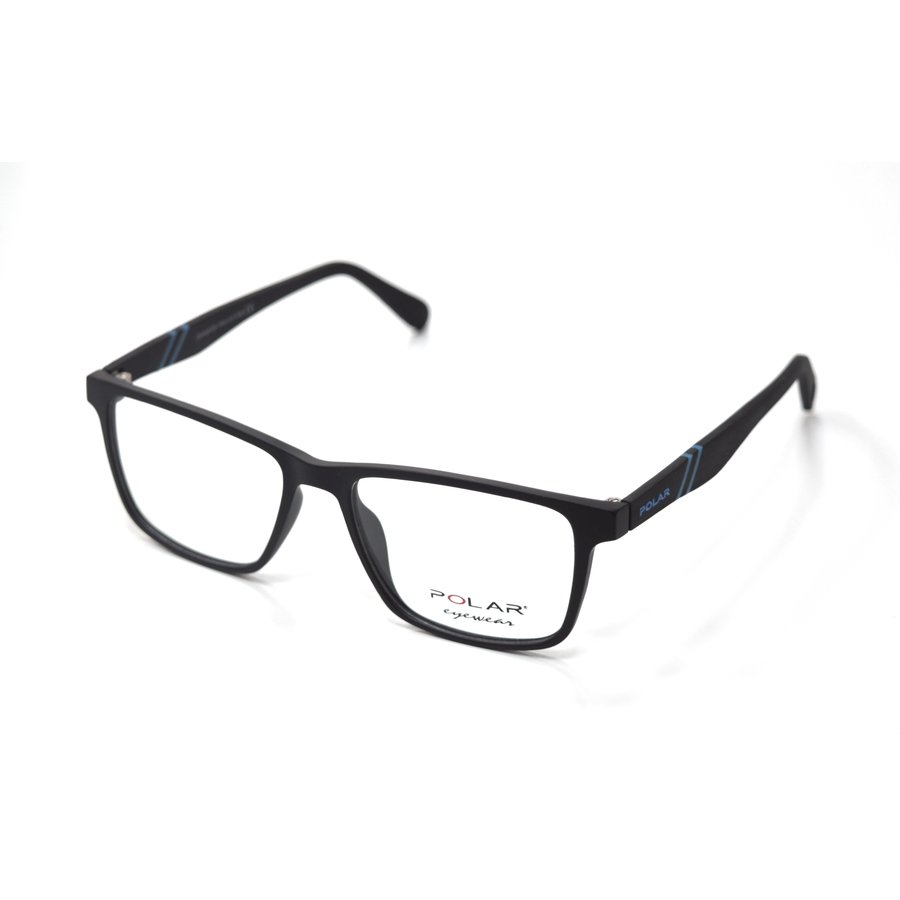 Rame ochelari de vedere barbati Polar Teen 20 | 76 KTEEN2076 Negre Rectangulare originale din Plastic cu comanda online