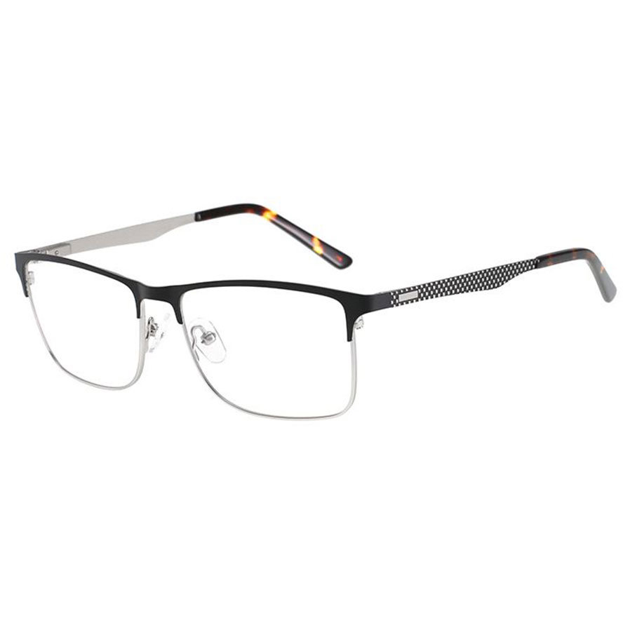 Rame ochelari de vedere barbati Polarizen 9167 C3 Negre Rectangulare originale din Metal cu comanda online