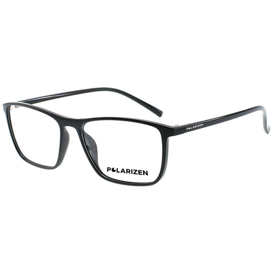 Rame ochelari de vedere barbati Polarizen S1702 C4 Negre Rectangulare originale din TR90 cu comanda online