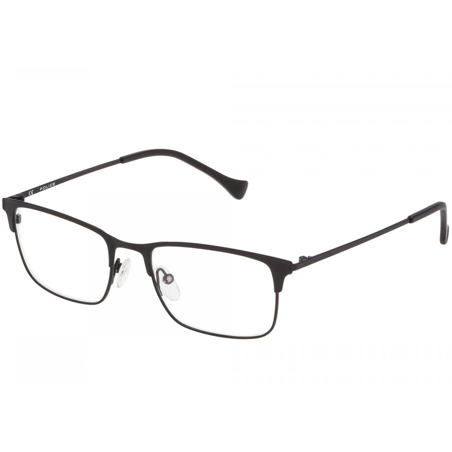 Rame ochelari de vedere barbati Police Score 1 VPL289 06AA Rectangulare Negre originale din Metal cu comanda online