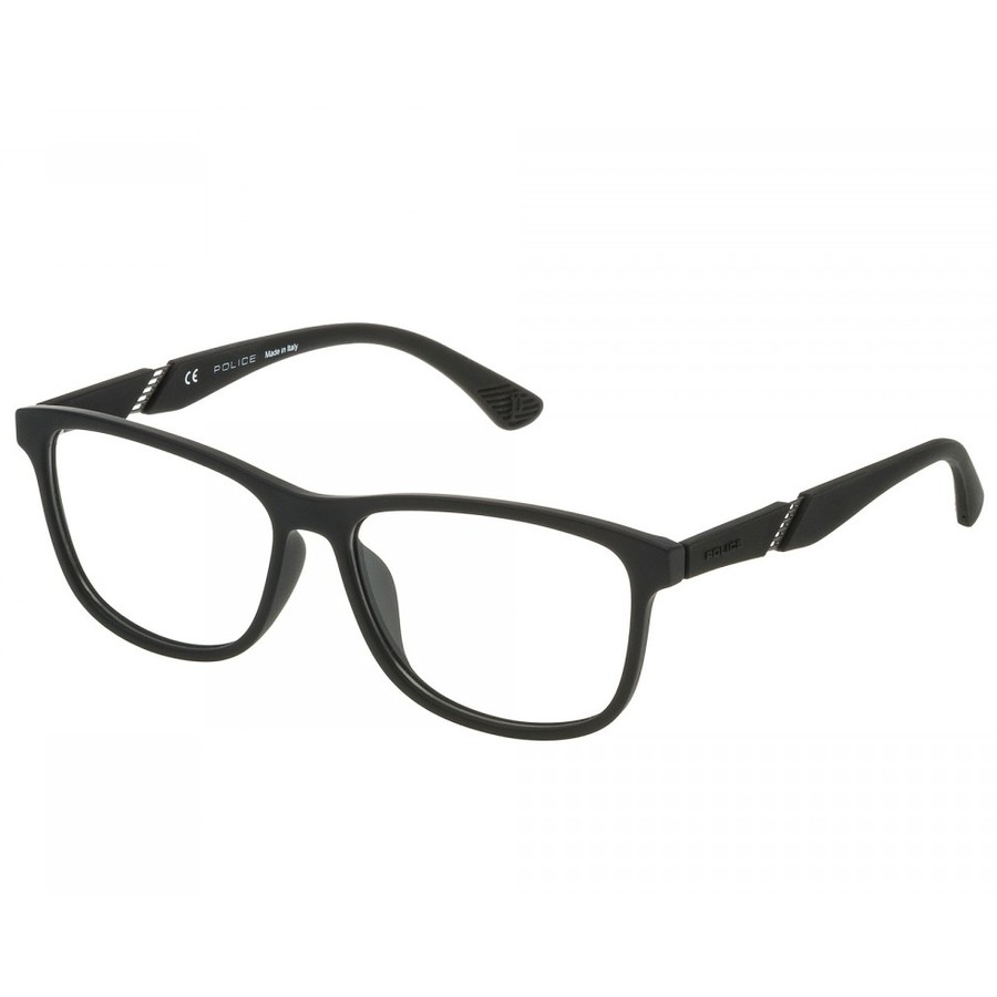 Rame ochelari de vedere barbati Police VPL388 06AA Rectangulare Negre originale din Acetat cu comanda online