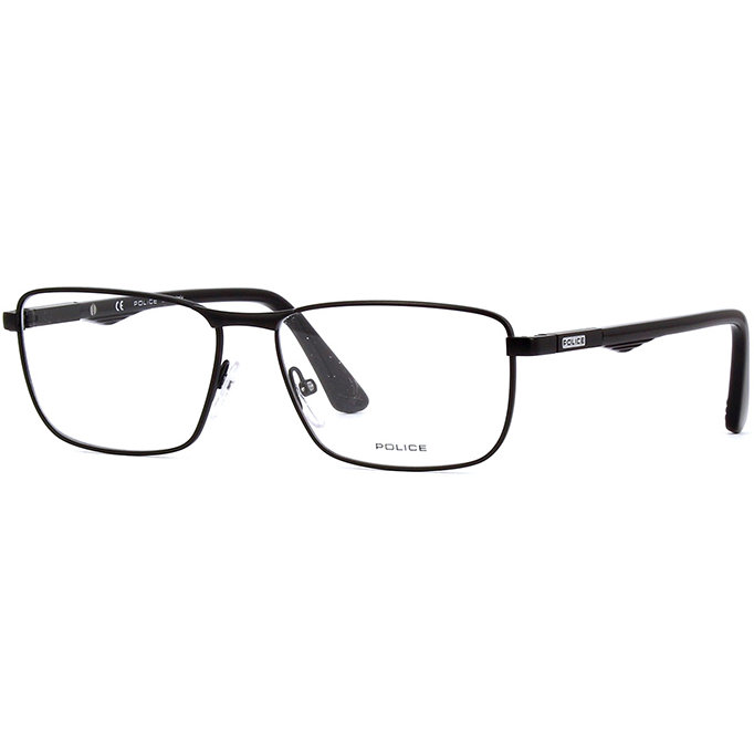 Rame ochelari de vedere barbati Police VPL395 531Y Rectangulare Negre originale din Metal cu comanda online
