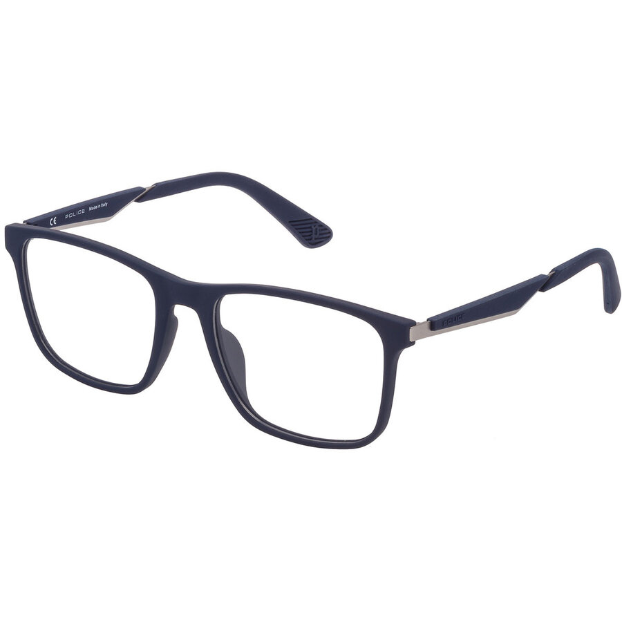 Rame ochelari de vedere barbati Police VPL888 092E Rectangulare Negre originale din Plastic cu comanda online