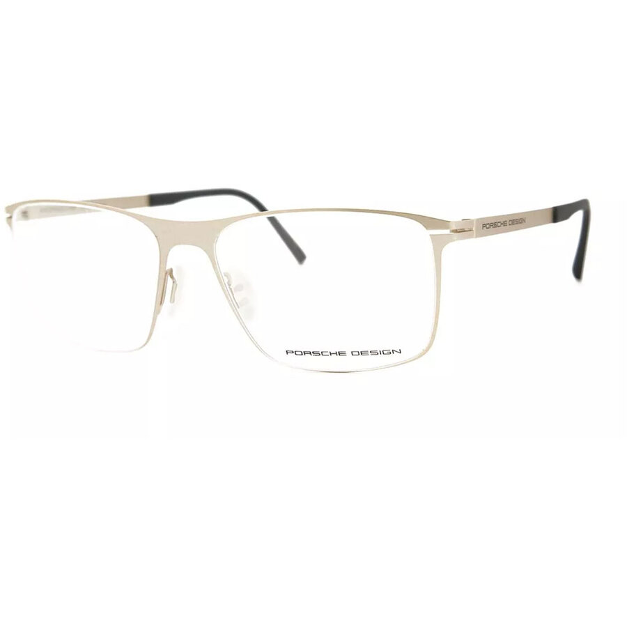 Rame ochelari de vedere barbati Porsche Design P8256 B Rectangulare Aurii originale din Metal cu comanda online