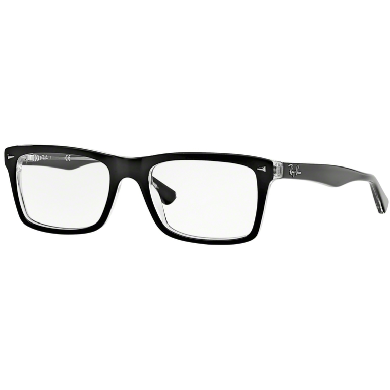 Rame ochelari de vedere barbati RX5287 2034 Rectangulare Negre originale din Plastic cu comanda online