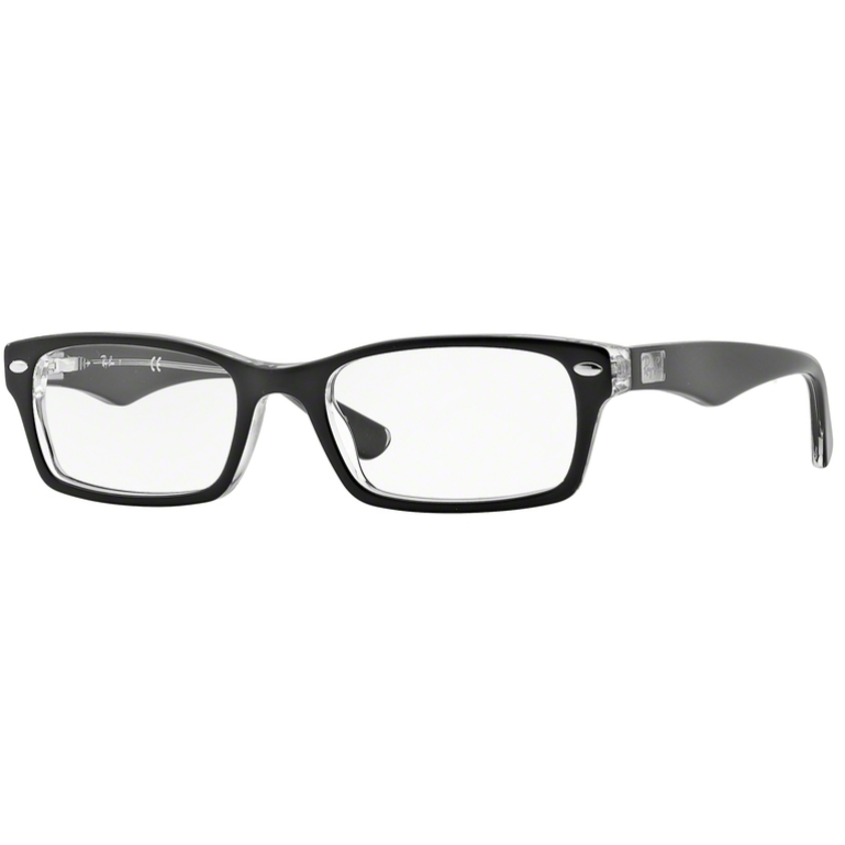 Rame ochelari de vedere barbati Ray-Ban RX5206 2034 Rectangulare Negre originale din Plastic cu comanda online