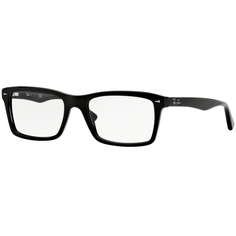 Rame ochelari de vedere barbati Ray-Ban RX5287 2000 Rectangulare Negre originale din Plastic cu comanda online